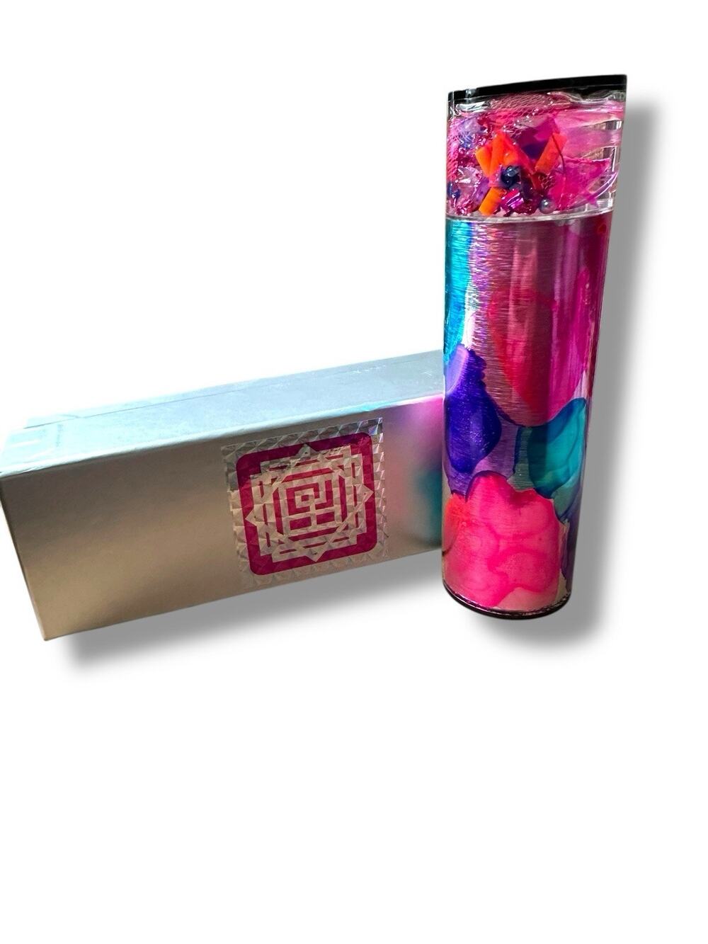 New Mikio Japan Handmade Acrylic Kaleidoscope Luminous Multi 3 Mirror 9 Point